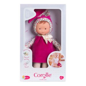 Corolle babypop in cadeauverpakking met roze jurk en bloemenprint