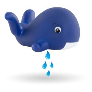 Blauwe walvis badspeeltje voor Corolle poppen