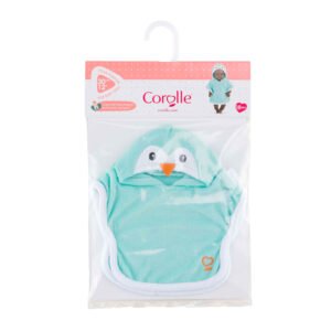 Corolle poppenbadcape in pinguïnontwerp in originele verpakking