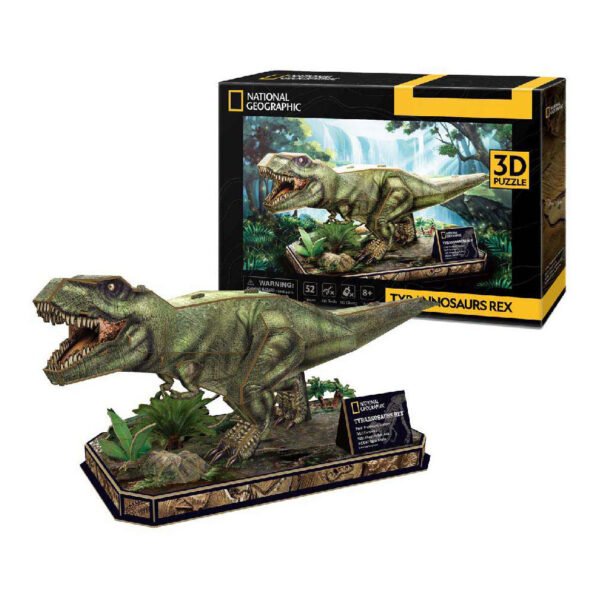 Cubic Fun 3D Puzzel National Geographic T-Rex, 52st.