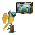 Cubic Fun 3D puzzel National Geographic Ara met doos op de achtergrond