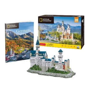 Cubic Fun 3D puzzel National Geographic Neuschwanstein kasteel met Duitsland boek