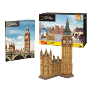 Cubic Fun 3D Puzzel National Geographic Big Ben met boek en model