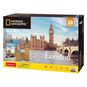 Verpakking van de Cubic Fun National Geographic 3D puzzel van Big Ben