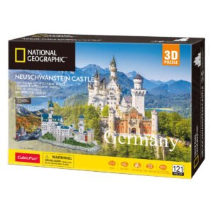 Verpakking van de Cubic Fun 3D puzzel Neuschwanstein kasteel van National Geographic