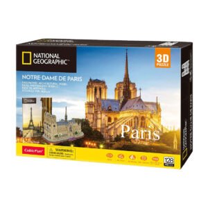 Verpakking van National Geographic Cubic Fun 3D puzzel Notre-Dame de Paris