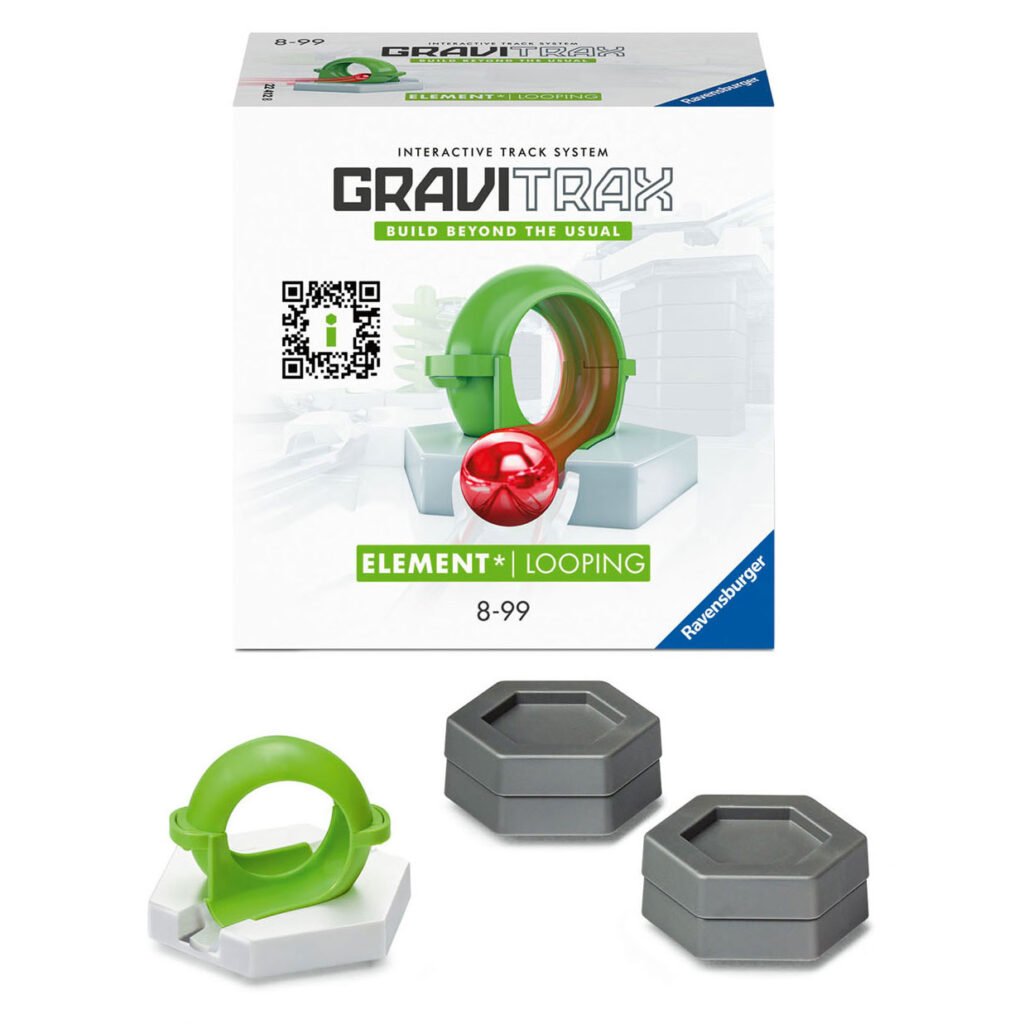 GraviTrax Uitbreidingsset Element Looping met verpakking en onderdelen