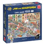 Jan van Haasteren legpuzzel - Celebrate Pride 1000 stukjes met kleurrijke pride parade illustratie