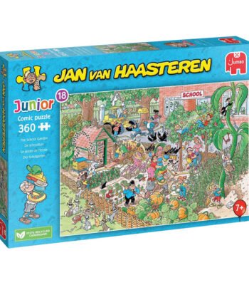 Jan van Haasteren Junior - De Schooltuin puzzel met 360 stukjes voor kinderen vanaf 7 jaar