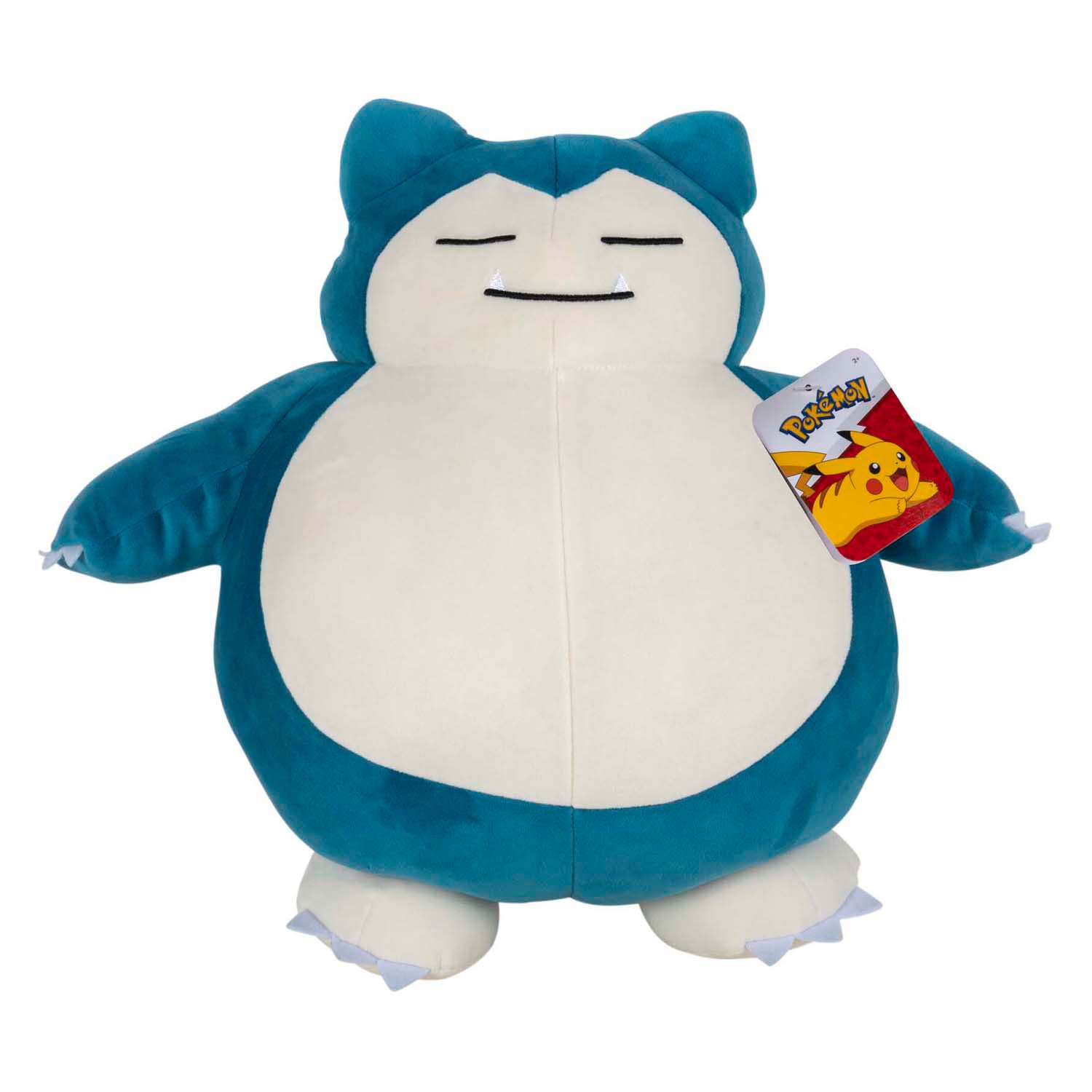 jazwares-snorlax-knuffel-met-label-pokemon-officieel Snorlax knuffel met Pokémon label – officiële Pokémon pluche Pokémon Slapende Knuffel Pluche Snorlax, 45cm