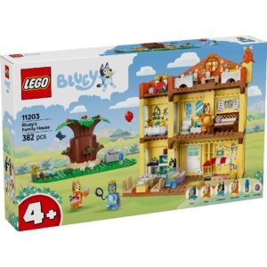 Verpakking van LEGO Bluey Family House bouwset met 382 onderdelen en bekende personages