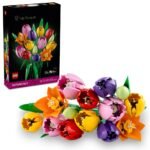 LEGO Botanicals 11501 Boeket Tulpen set met doos en bloemencompositie van bouwstenen