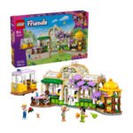 LEGO Friends 42671 Plantencafe en bloemenwinkel volledig opgebouwd met personages en tram