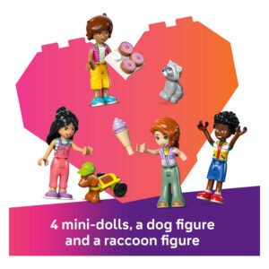 LEGO Friends mini-poppetjes met hond en wasbeer figuur