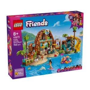 Voorkant van LEGO Friends Family Holiday Beach Resort set 42673