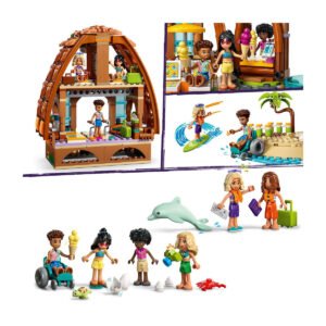 LEGO Friends strandresort speelset met speelse scènes en glijbaan