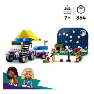 LEGO Friends ruimte kampeerset met sterrenhemel en minipoppetjes