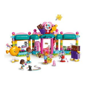 LEGO Friends snoepwinkel set 42649 compleet opgebouwd met minifiguren