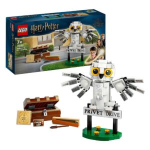 LEGO Harry Potter 76425 Hedwig bij Ligusterlaan 4 met doos en accessoires