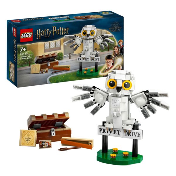 LEGO Harry Potter 76425 Hedwig bij Ligusterlaan 4