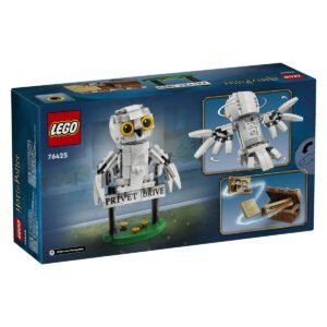 Achterkant verpakking LEGO Harry Potter Hedwig 76425