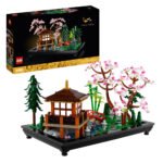 LEGO Icons 10315 Rustgevende Tuin set inclusief doos met theehuis en zen-tuin