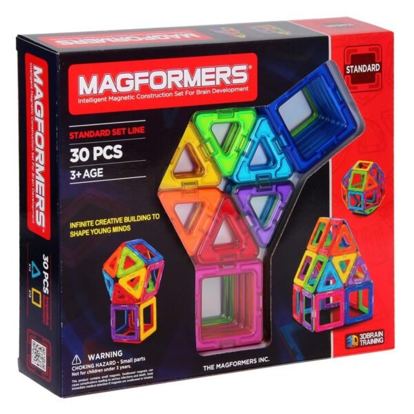 Magformers set van 30 stuks in kleurrijke verpakking