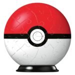 3D Pokémon puzzelbal in de vorm van een Pokéball van Ravensburger Ravensburger Pokémon Pokeball 3D Puzzel, 54st.