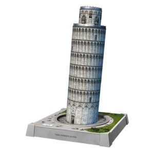 Gedetailleerde 3D puzzel van de scheve Toren van Pisa zonder verpakking