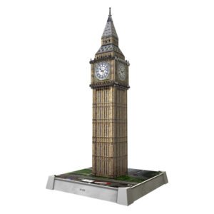 Gedetailleerde weergave van de volledige Big Ben 3D puzzel van Ravensburger