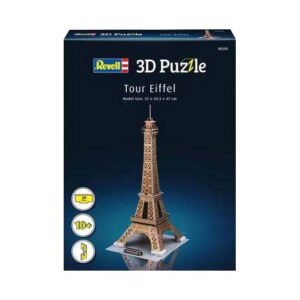Verpakking van de Revell 3D puzzel van de Eiffeltoren