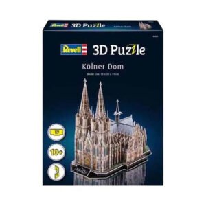 Vooraanzicht verpakking van de Revell 3D puzzel Kölner Dom
