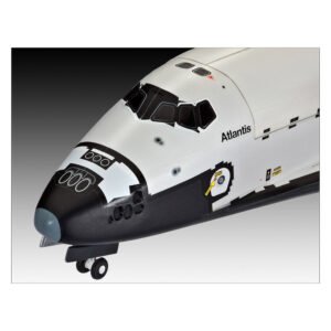 Cockpit en neussectie van het Atlantis ruimteveer model