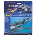 Revell Model Set - Spitfire Mk V in verpakking op witte achtergrond