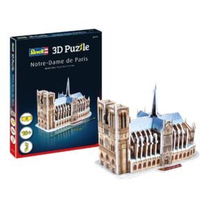 Revell 3D puzzel bouwpakket - Notre Dame met verpakking zichtbaar