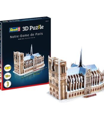 Revell 3D puzzel bouwpakket - Notre Dame met verpakking zichtbaar