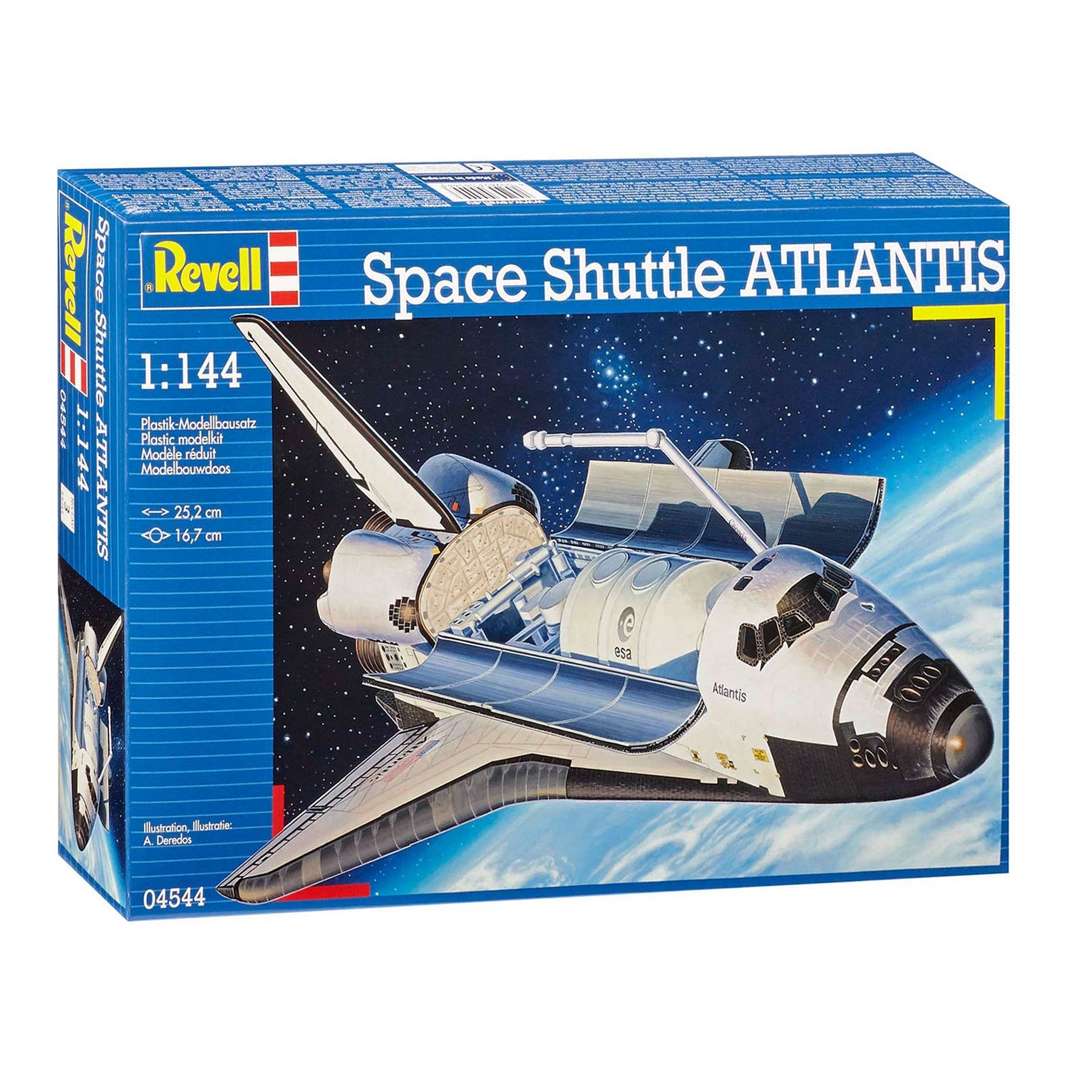 revell-space-shuttle-atlantis-verpakking-1-144 Verpakking van Revell Space Shuttle Atlantis 1:144 modelbouwset