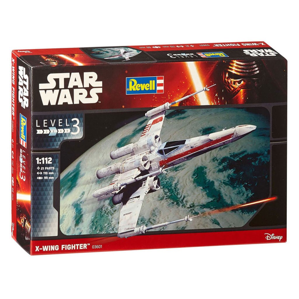 Verpakking van Revell X-Wing Fighter modelbouwset niveau 3