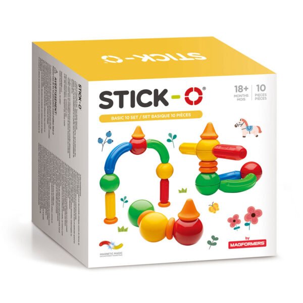 Stick-O Basisset 10-delig in kleurrijke productverpakking