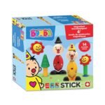 Verpakking van Stick-O Bumba Speelset 14 delig magnetische bouwset met clowns en bloemen