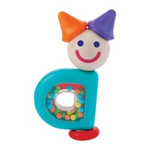 Stick-O clownfiguur met twee gekleurde hoedjes en kralenblok