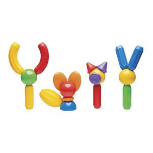 Stick-O speelgoedfiguren in fantasierijke dier- en mensenvormen