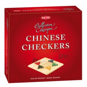 Luxe houten Chinese Checkers doos van Tactic Collection Classique