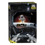 Speldoos van ISS Excalibur 2049 met ruimtevaarder en high-tech ruimte-interieur Crime Scene ISS Excalibur NL Bordspel