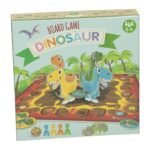 Dinosaurus bordspel voor kinderen met kleurrijke speelstukken en speelse illustraties Bordspel Dinosaurus