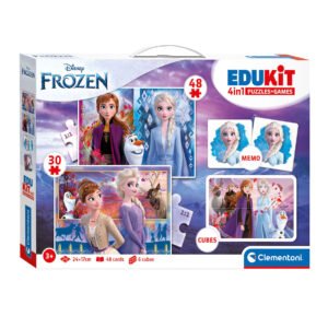 Clementoni Edukit Frozen 4-in-1 puzzel en speldoos met Disney karakters