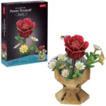 Cubic Fun 3D puzzel Flower roos boeket inclusief verpakking