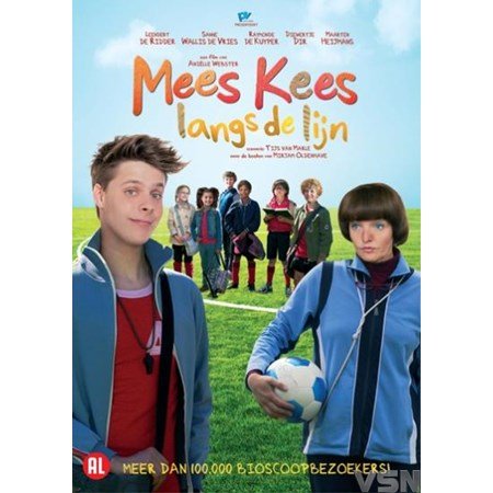 DVD Cover van kinderfilm Mees Kees Langs De Lijn