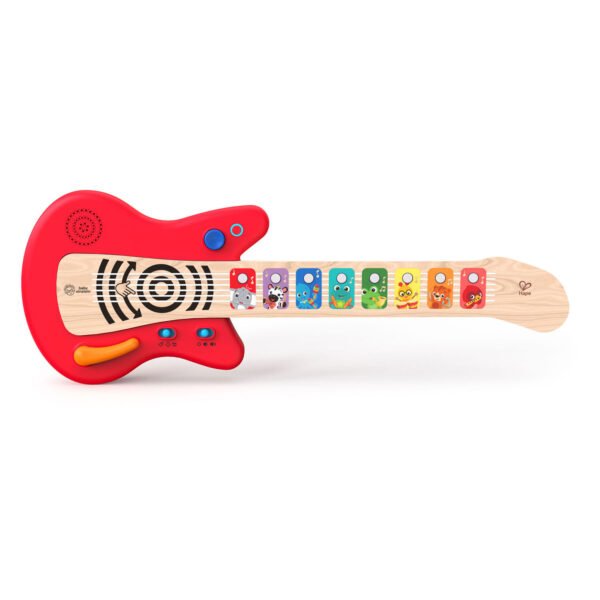 Together in Tune Houten Elektrische gitaar Rood met dieren en kleuren