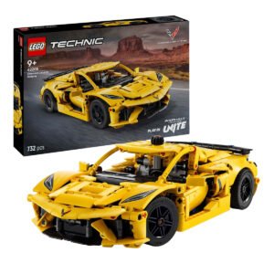 LEGO Technic 42205 Chevrolet Corvette Stingray bouwset met doos en modelauto gecombineerd